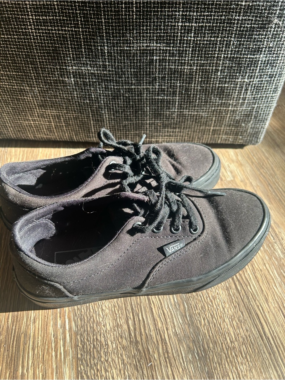 Vans Authentic Low-Top Canvas Sneakers in Black